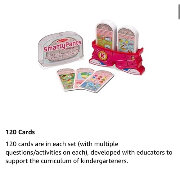 Melissa + Doug Smarty Pants Kindergarten Card Set - Picture 6 of 8